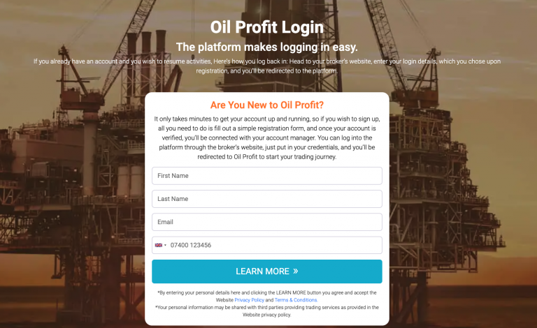 Oil Profit Login