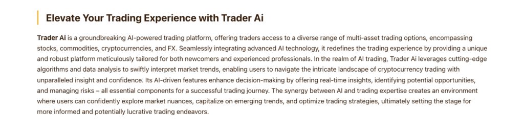 Trader Ai