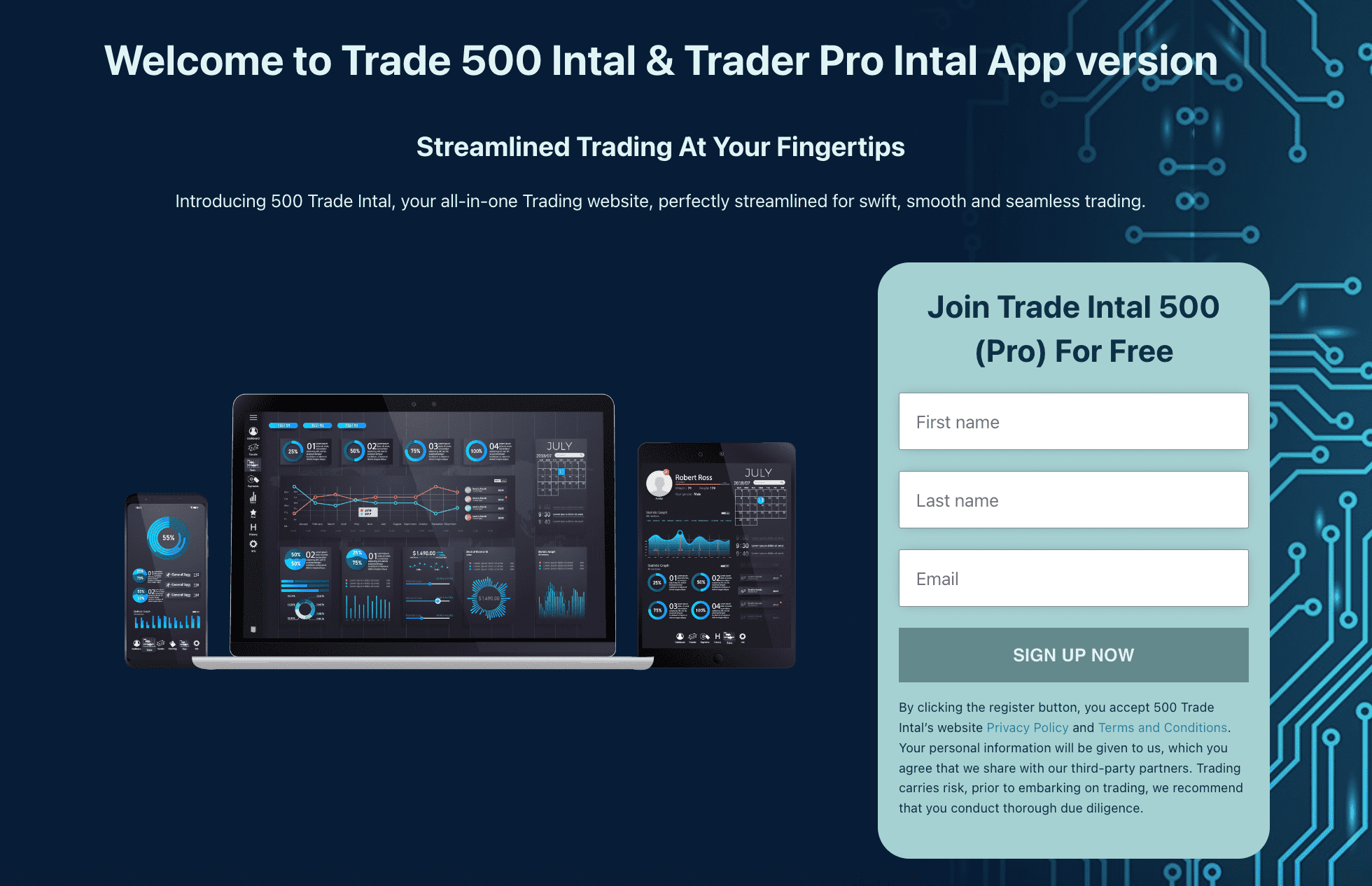 Trade Intal 500 (Pro)