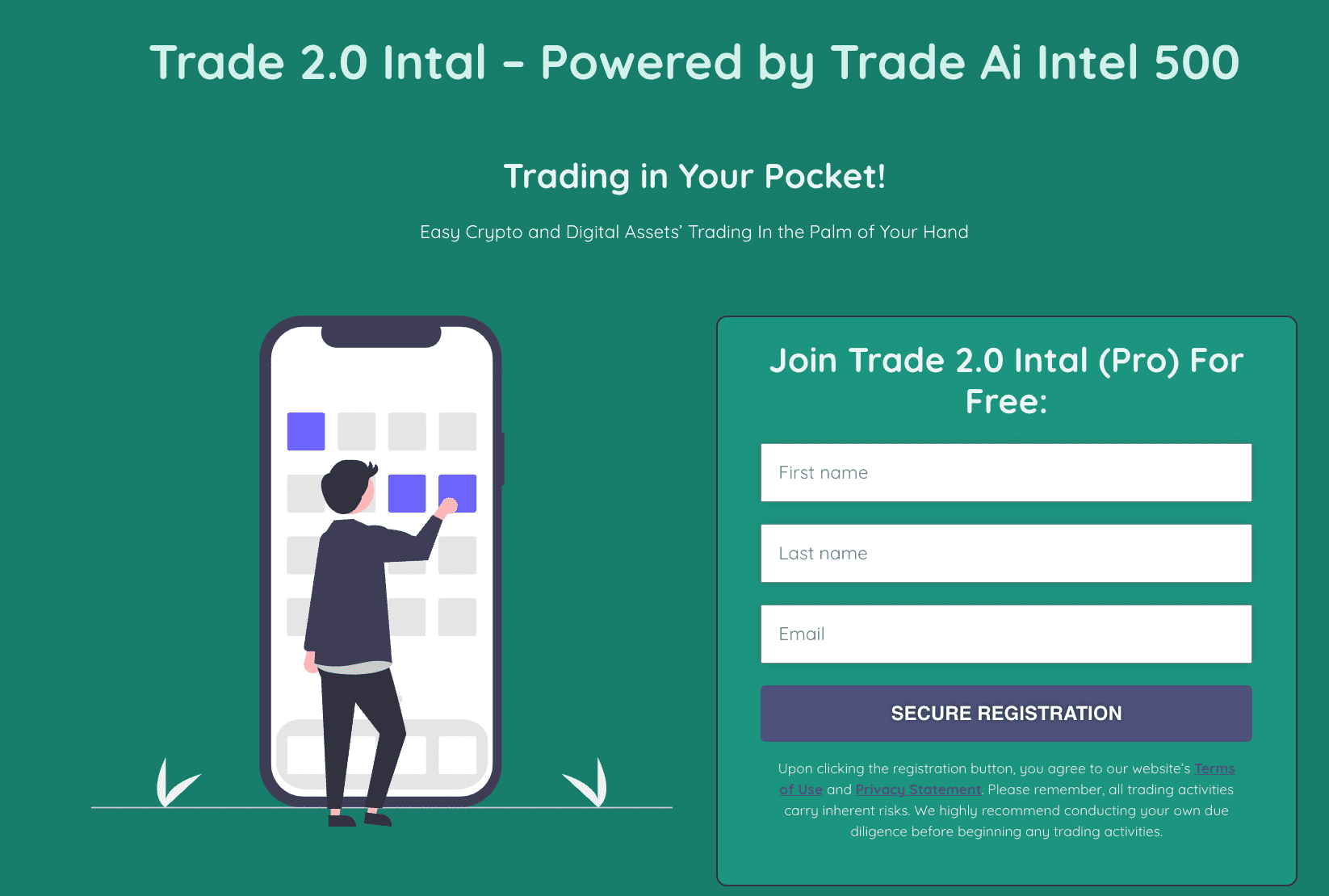 Trade 2.0 Intal – Využívá technologii Trade Ai Intel 500  
