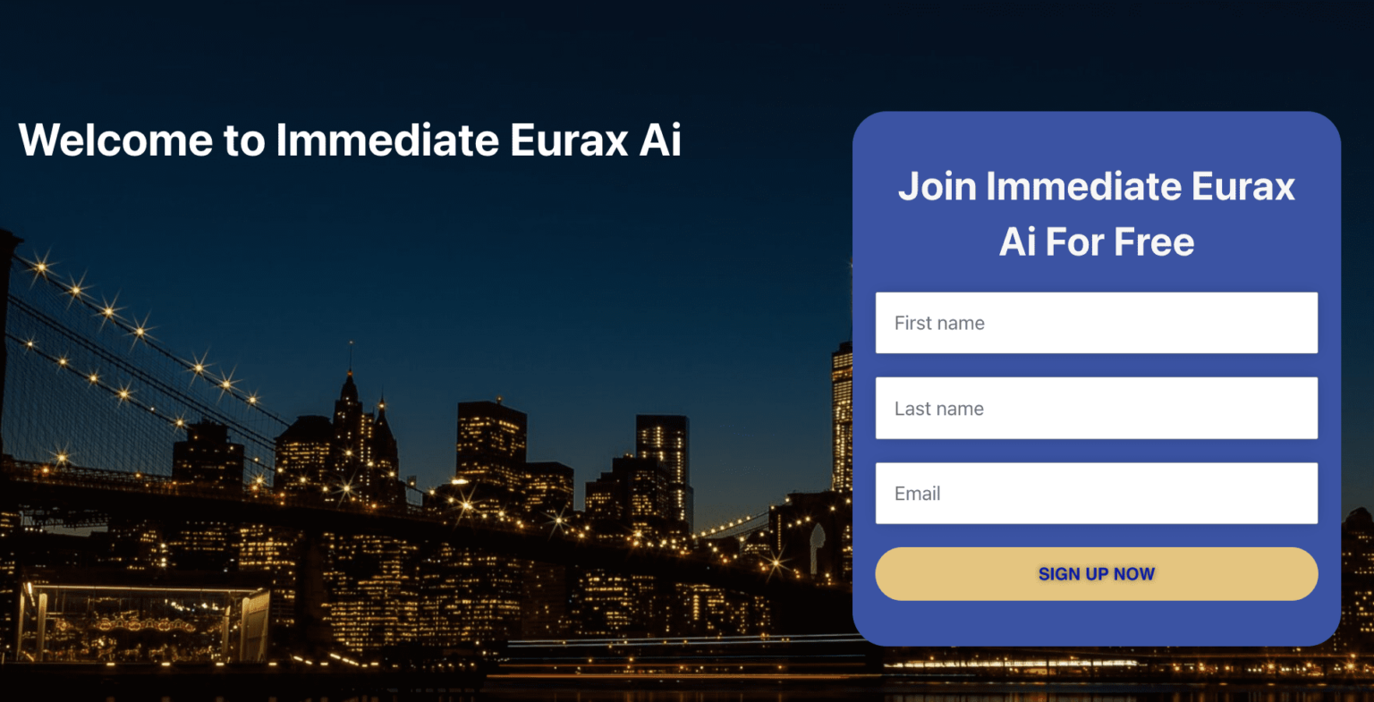 Immediate Eurax Ai: Advanced ML-Enabled Crypto Trading Platform