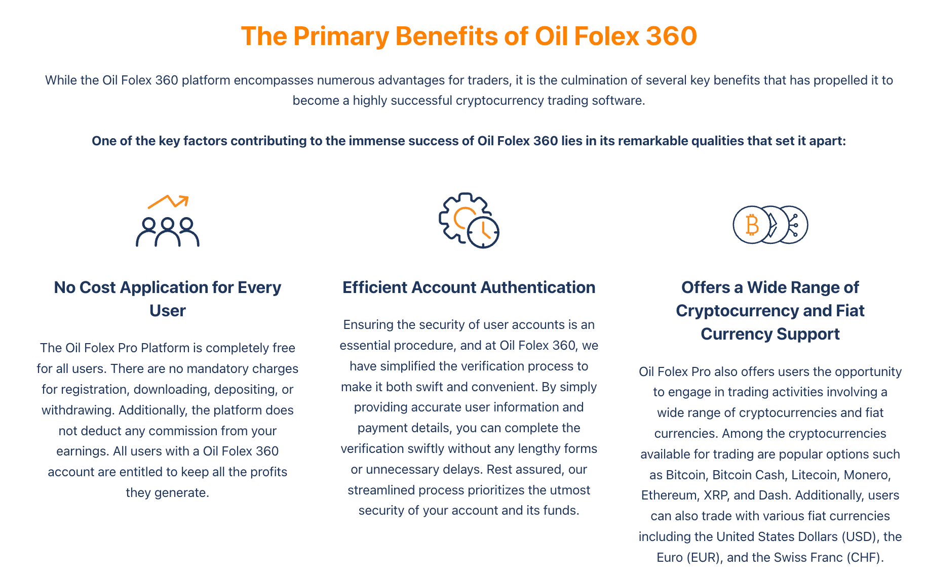 A Oil Folex 360 elsődleges előnyei