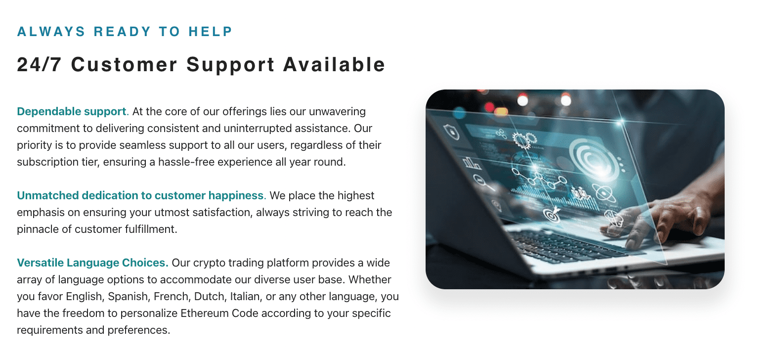 Trade 1.3 Cipro (model i3) ondersteuning