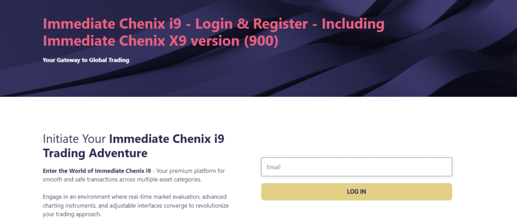 Immediate Chenix i9 (X9 Model) login