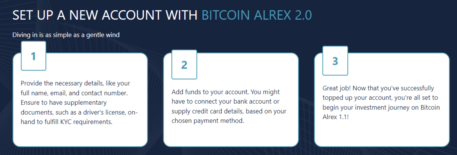 BTC Alrex App -Oversikt
