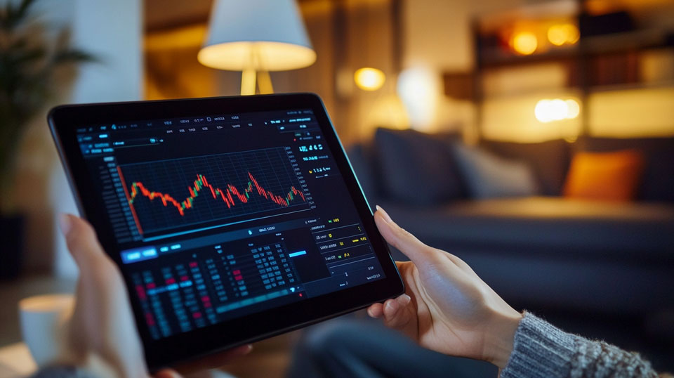 First-hand crypto trading review on tablet