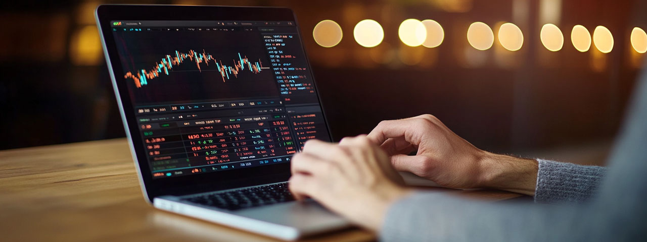 Plateforme de trading sur ordinateur portable avec informations réglementaires Plateforme de trading sur ordinateur portable avec informations réglementaires