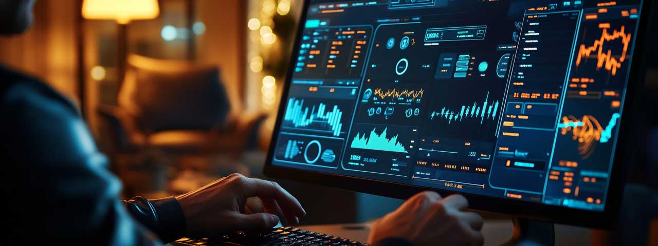 Market analysis tools on computer