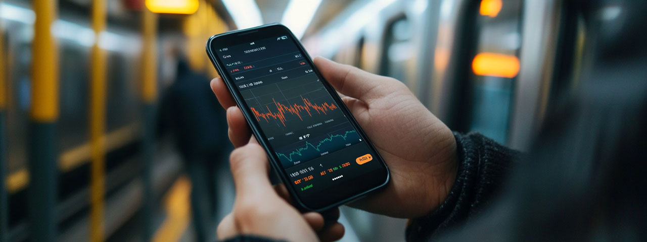 Phone app for advanced trading