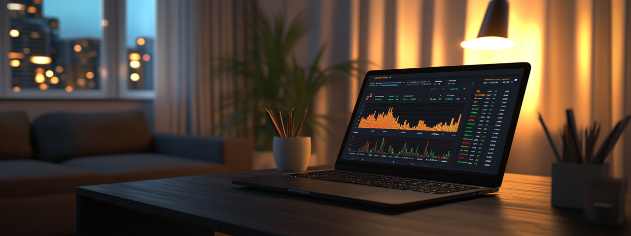 Veilige en stabiele handelslaptop Secure and stable trading laptop