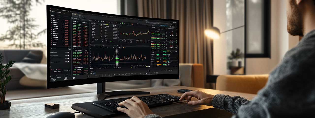 Secure trading platform on desktop Secure trading platform on desktop