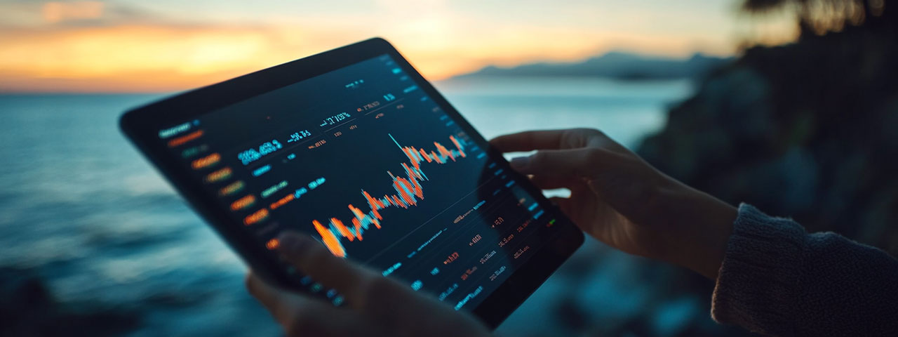 Tablet-based trading with fee insights Tablet-based trading with fee insights