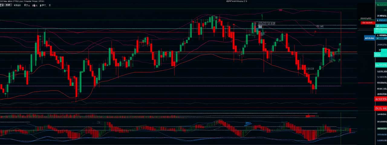 Trading dashboard with chart visuals Trading dashboard with chart visuals