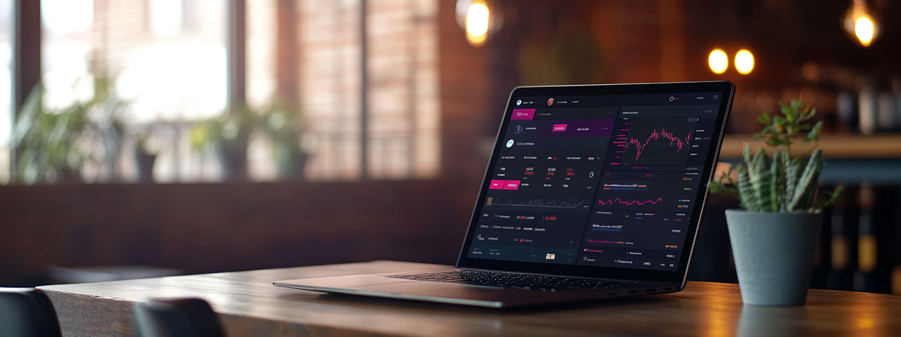 Smart crypto decisions via laptop Smart crypto decisions via laptop