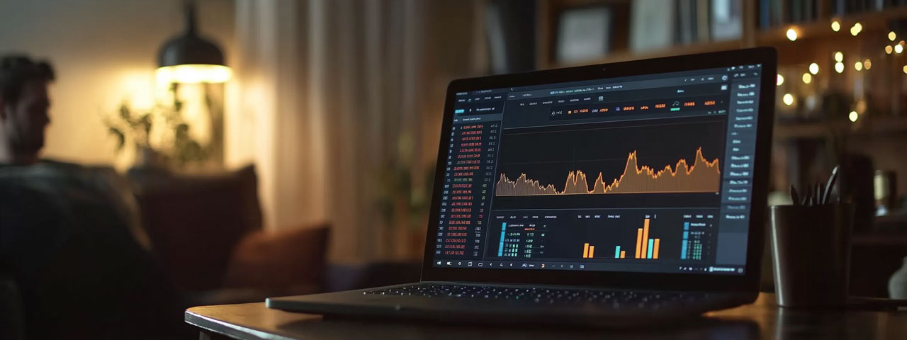Smooth trading platform on laptop Smooth trading platform on laptop